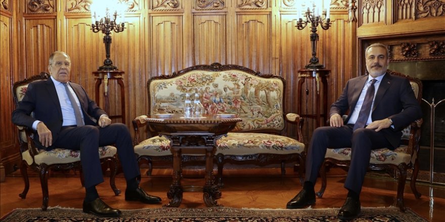 Bakan Fidan ve Lavrov, Moskova'da gerçekleştirecekleri görüşme öncesi değerlendirmelerde bulundu