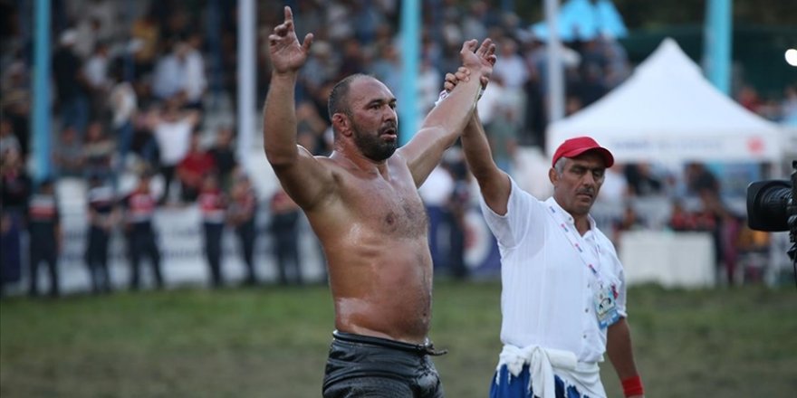 Geleneksel Kurtdereli Yağlı Güreşleri'nin başpehlivanı Ali Gürbüz oldu