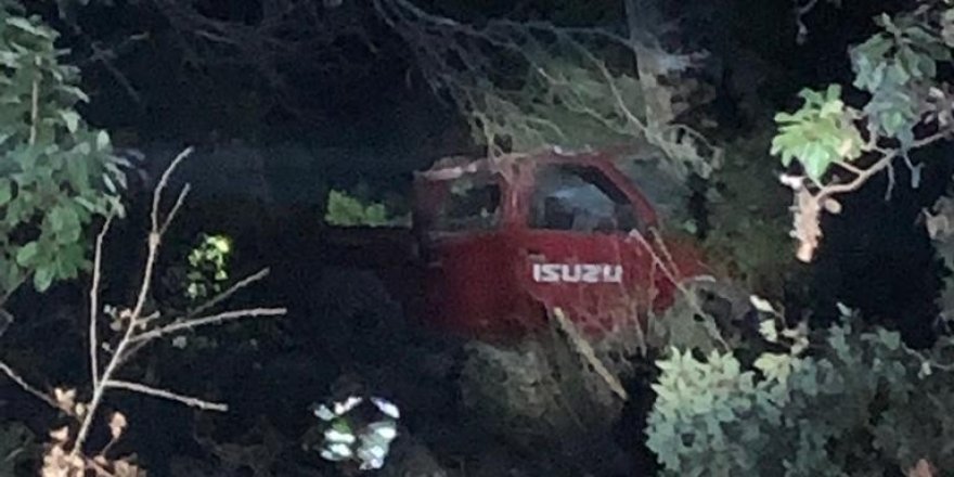 Alanya’da kamyonet uçuruma yuvarlandı: 1 ölü, 4 yaralı