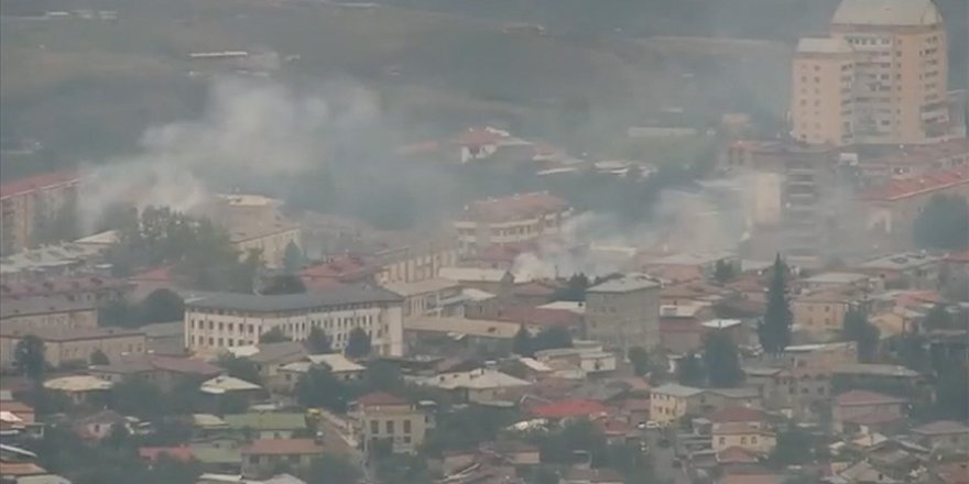 Azerbaycan: Hankendi şehrinde kasıtlı yangınlar çıkarılıyor, arşivler imha ediliyor