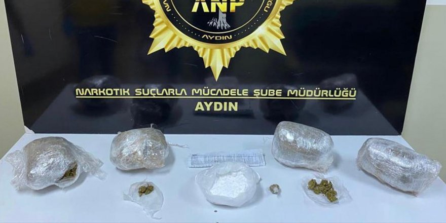 Aydın'da araçlarında uyuşturucu bulunduran 4 şüpheli tutuklandı