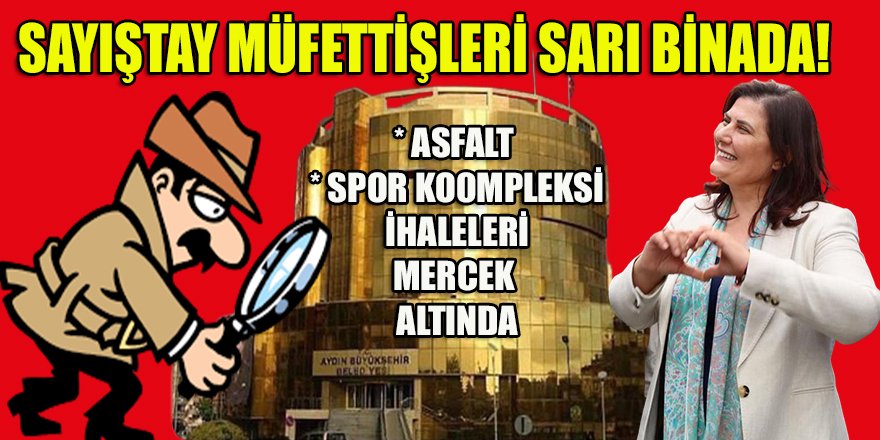 Çerçioğlu'na adaylık açıklaması yaradı! 3 Sayıştay Müfettişi dünden beri Asfalt ve Spor Kompleksi ihaleleri incelemeye başladı