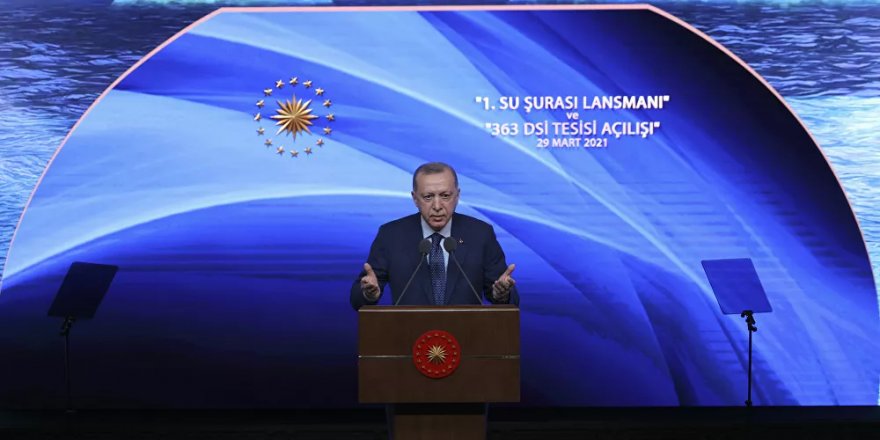 Erdoğan: Suyumuzu korumakla vatanımızı korumak arasında hiçbir fark yok