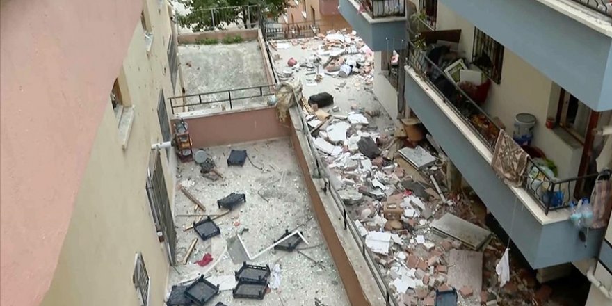 Ankara Mamak’ta binada doğal gaz patlaması sonucu 1 kişi öldü