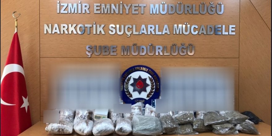 İzmir'de uyuşturucu operasyonunda 3 şüpheli yakalandı