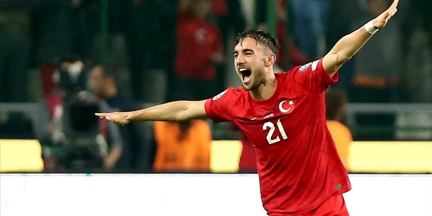 Yunus Akgün'ün Letonya'ya attığı gol, haftanın "en iyisi" seçildi