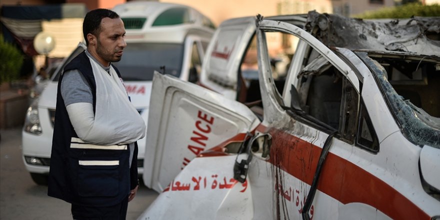 İsrail'in Gazze'ye saldırılarında 64 sağlık personeli şehit oldu, 7 hastane ve 23 ambulans kullanılamaz hale geldi