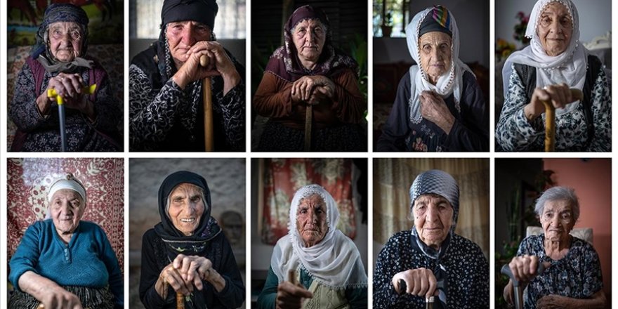 AA ekibi, Cumhuriyet'in asırlık tanığı 10 kadını fotoğrafladı