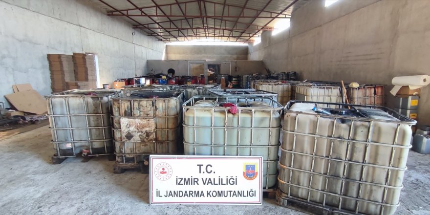 İzmir'de 27 bin 500 litre kaçak akaryakıt ele geçirildi