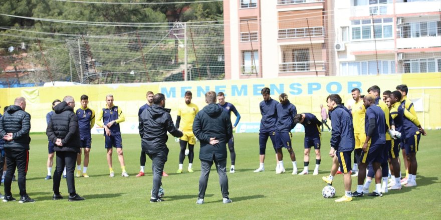 Menemenspor, Ümraniyespor maçı hazırlıklarına devam etti