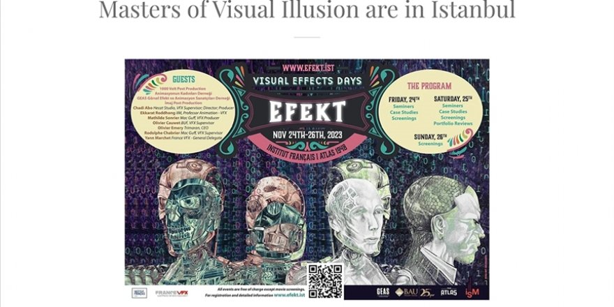 "Görsel Efekt Günleri" 24 Kasım'da İstanbul'da başlayacak