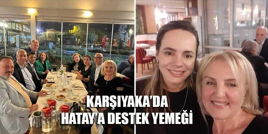 Karşıyaka'da Hatay'a destek yemeği!