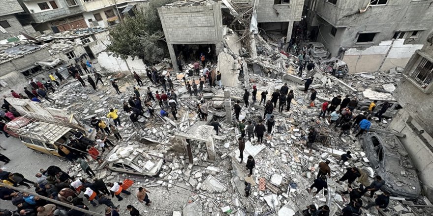 İsrail 45. günde de Gazze'yi aralıksız vurdu