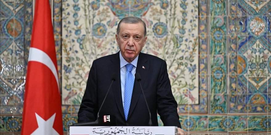 Cumhurbaşkanı Erdoğan: İsrail Devleti'nin Gazze'yi insansız hale getirme politikasına eyvallah edemeyiz, etmeyeceğiz