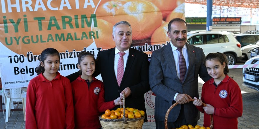 İzmir'de yürütülen iyi tarım uygulamaları projesinin kapanış töreni Seferihisar'da yapıldı