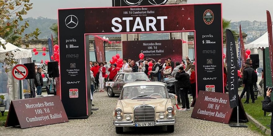 Mercedes-Benz 100. Yıl Cumhuriyet Rallisi İstanbul'da başladı