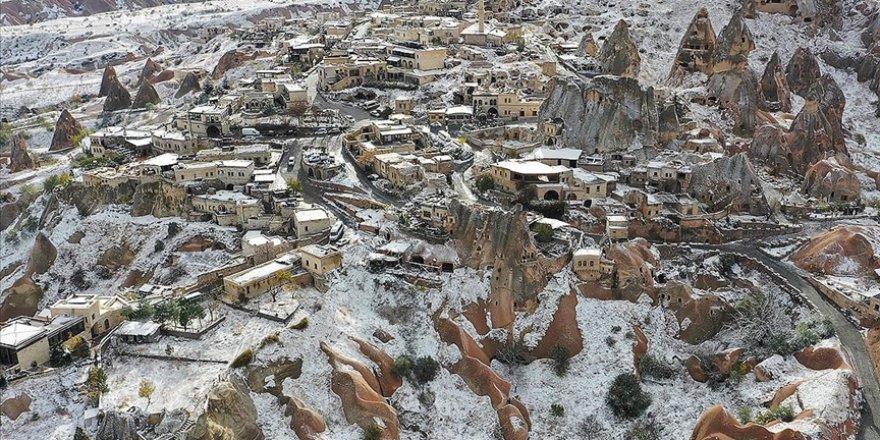 Kapadokya'da "beyaz" şölen
