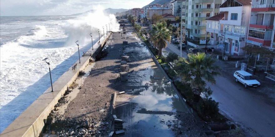 Kastamonu'daki olumsuz hava koşullarından 4 ilçe etkilendi