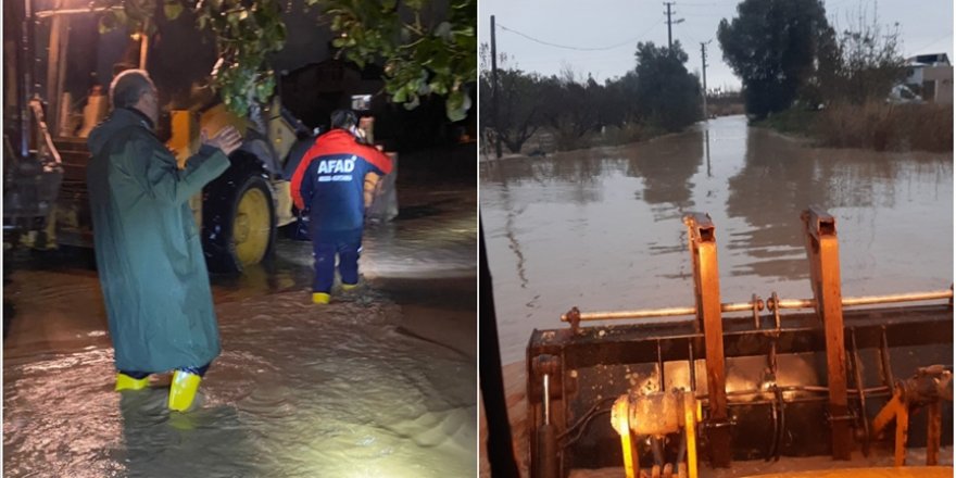 Yalova'da yağış nedeniyle mahsur kalan 10 kişi kurtarıldı