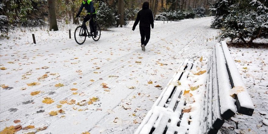 Almanya'da yoğun kar yağışı etkili oldu
