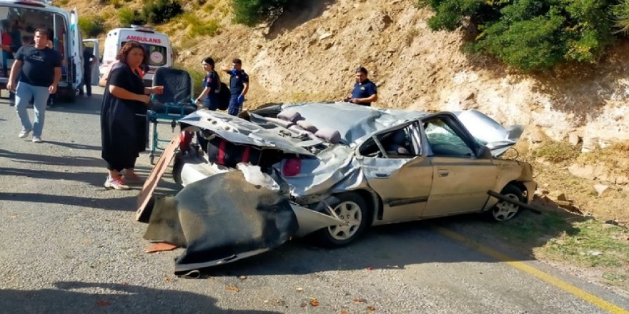 Aydın'da uçuruma devrilen otomobildeki 5 kişi yaralandı