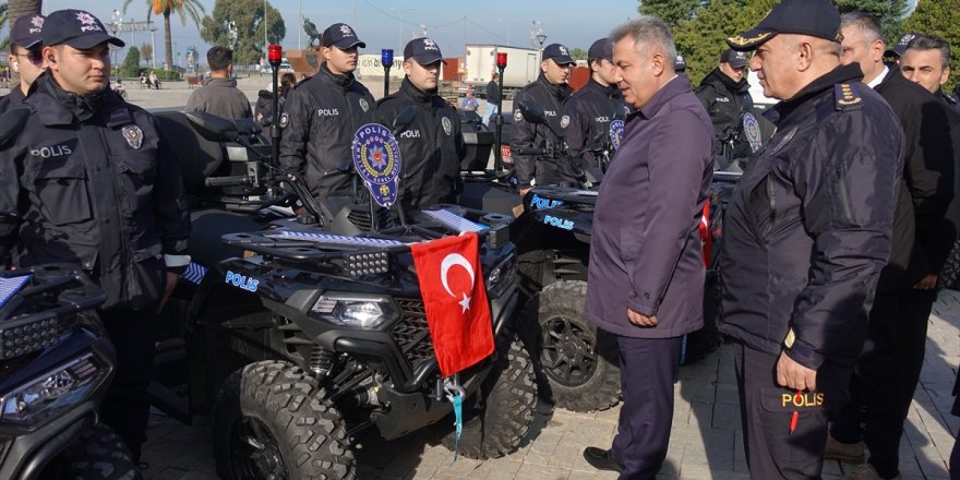 İzmir polisinin ATV araçları hizmete girdi