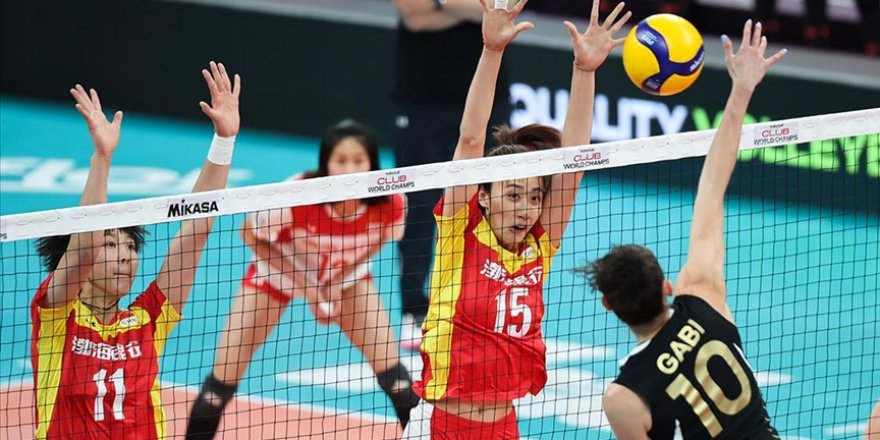 FIVB Kadınlar Dünya Kulüpler Şampiyonası'nda Çin ekibi Tianjin Bohai Bank, üçüncülüğü elde etti