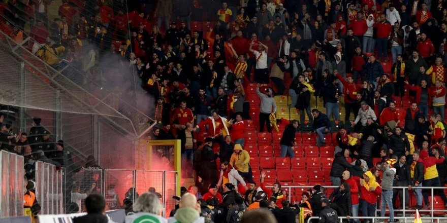 Göztepe-Altay maçındaki tribün olaylarında fişeği atan sanığın tahliye talebine ret