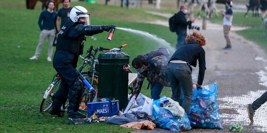 Belçika’da “1 Nisan şakası” polis müdahalesi ile son buldu