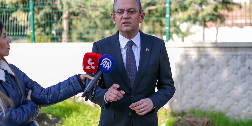 CHP Genel Başkanı Özel, Manisa'da konuştu