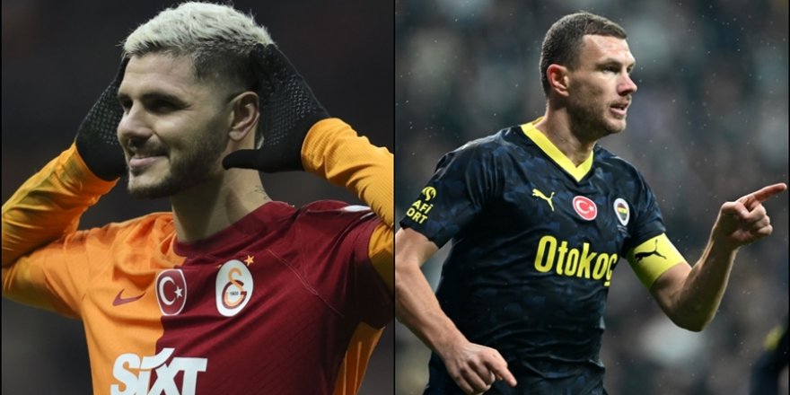 Süper Lig'de ilk yarının en golcü isimleri Dzeko ve Icardi