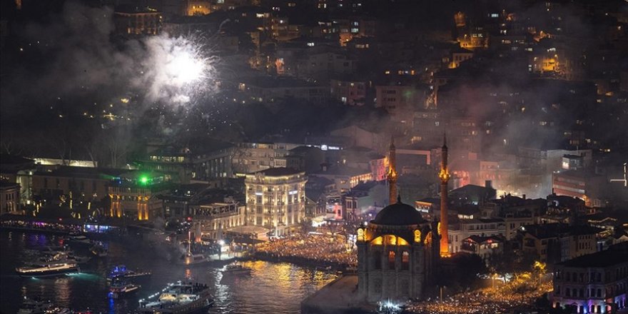 İstanbul'da yeni yıl coşkusu