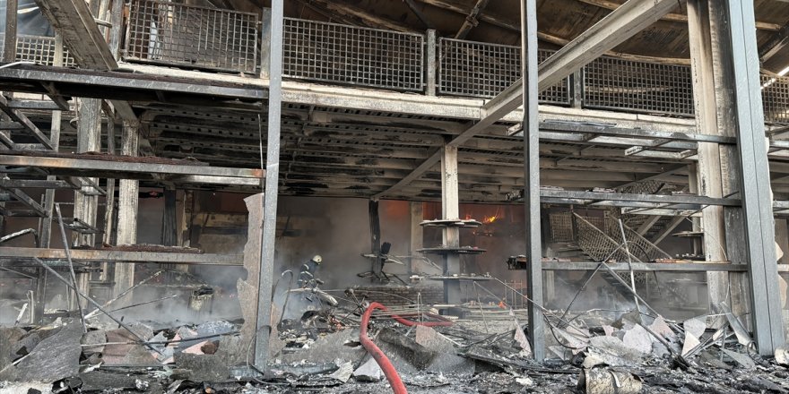 Kütahya'da porselen fabrikasında çıkan yangın kontrol altına alındı