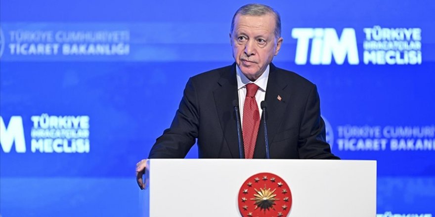Cumhurbaşkanı Erdoğan: 2023 yılı ihracatımız 255 milyar 809 milyon dolara ulaşarak Cumhuriyet tarihimizin rekorunu kırdı