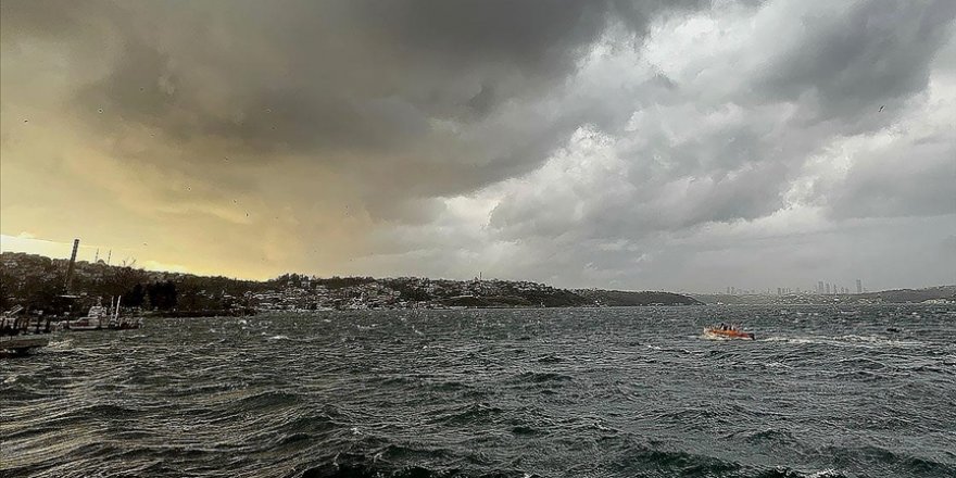 Meteorolojiden Marmara Bölgesi'ndeki 6 il için fırtına uyarısı