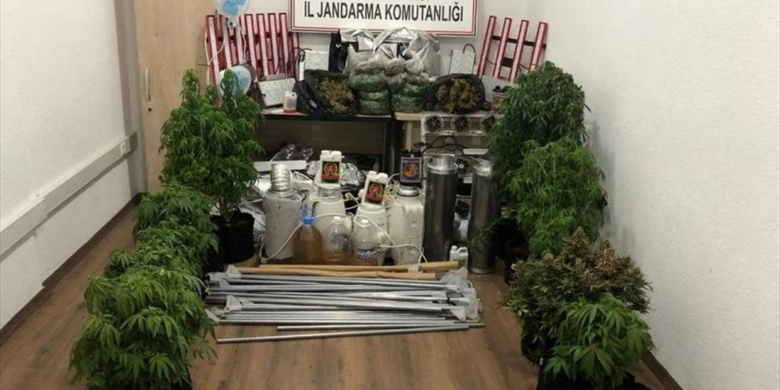 Muğla'da prefabrik konteynerde 4 kilo 690 gram uyuşturucu ele geçirildi