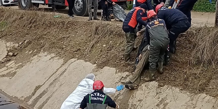 Aydın'da sulama kanalında erkek cesedi bulundu