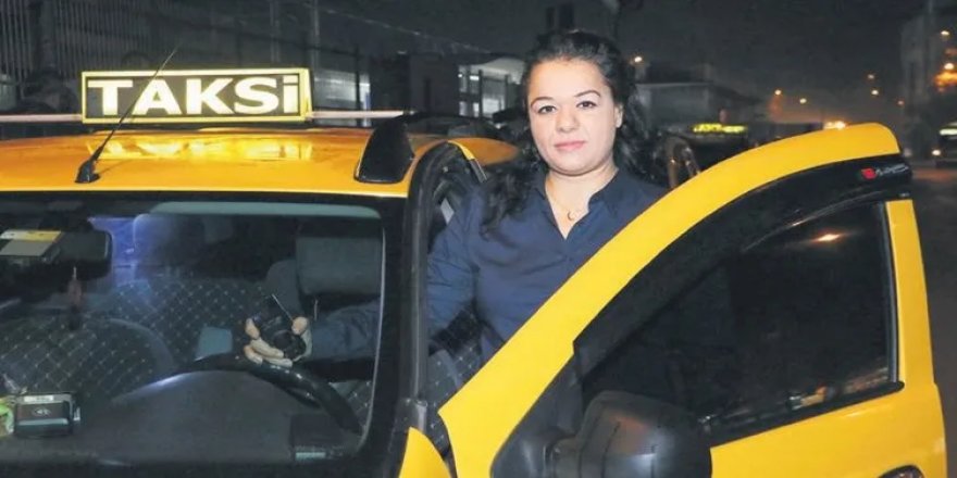 İzmir’in kadın taksicisi ilgi odağı oldu