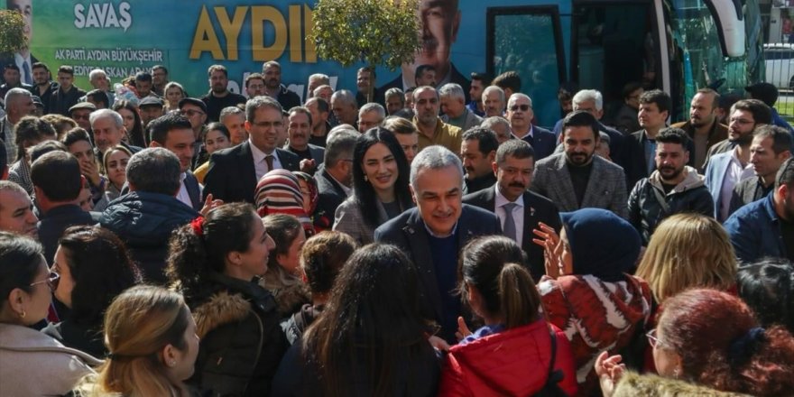 AK Parti Aydın Büyükşehir Belediye Başkan adayı Savaş, Çine'yi ziyaret etti