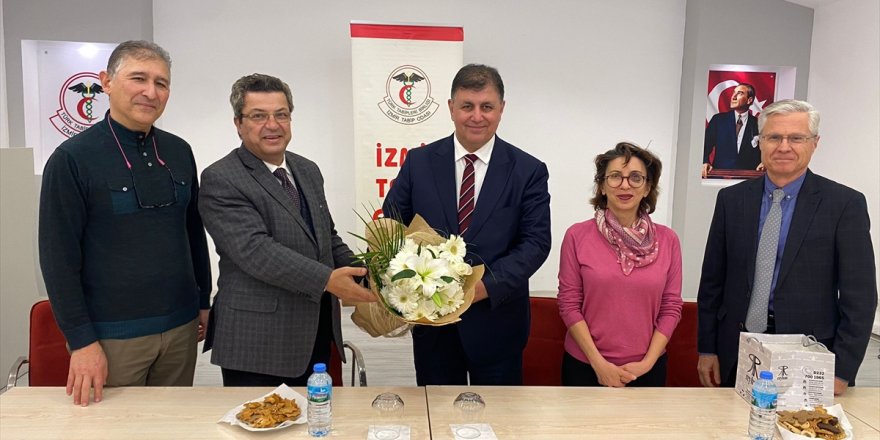 CHP İzmir Büyükşehir Belediye Başkanı adayı Tugay'dan İzmir Tabip Odasına ziyaret