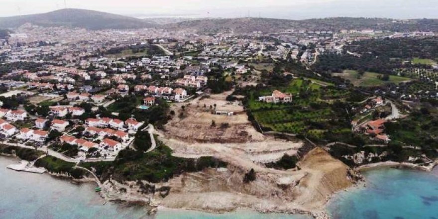 Çeşme'de Hazine arazisinde inşaat çalışması yaptıkları iddiasıyla yakalanan şüphelilere adli kontrol