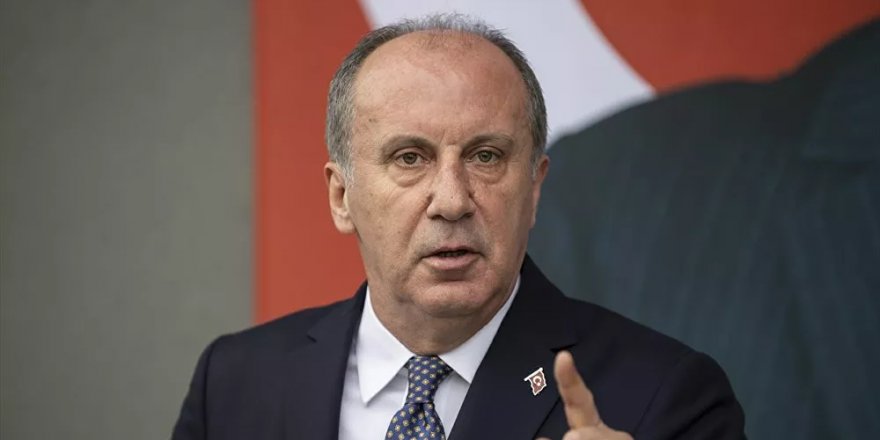 Muharrem İnce'den bildiri açıklaması: 'Bu konuda da Ayasofya İmamı mı konuşacak?'