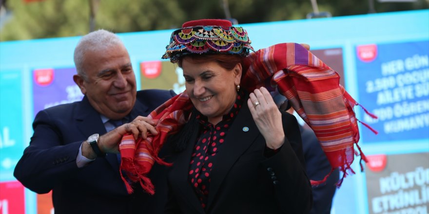 İYİ Parti Genel Başkanı Akşener, Aydın'da konuştu