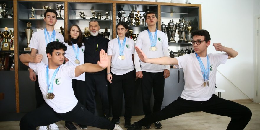 Türkiye Wushu Kung Fu Şampiyonası'na damga vuran Bodrumlu sporcular hedeflerini anlattı