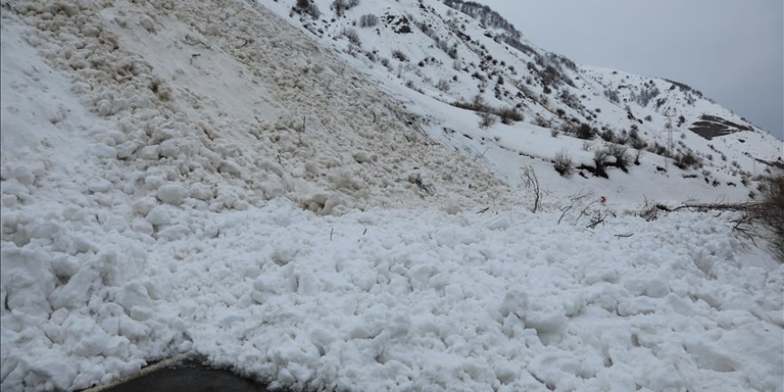 Bingöl'de çığ altında kalan kişi için kurtarma çalışması başlatıldı