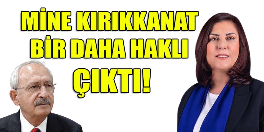 Mine Kırıkkanat "Ödü Kopuyor" detayında bir daha haklı çıktı!