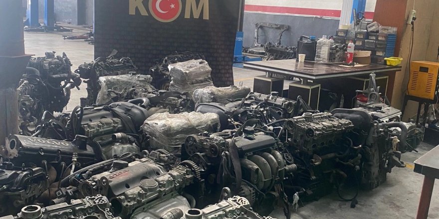 Kayseri'de ülkeye kaçak otomobil motoru getiren şüpheli yakalandı