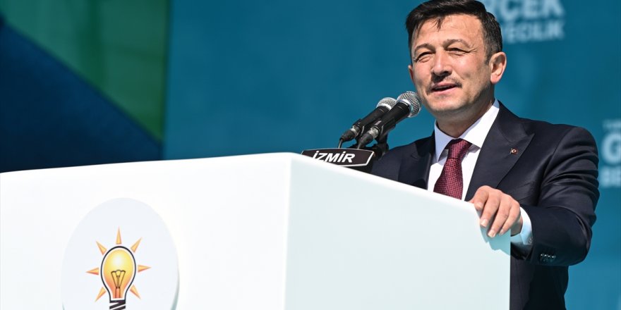 Cumhur İttifakı İzmir adayı Dağ, AK Parti İzmir mitinginde konuştu