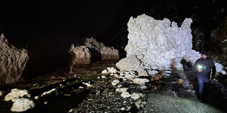 Van'da Çatak-Pervari kara yolu çığ nedeniyle kapandı