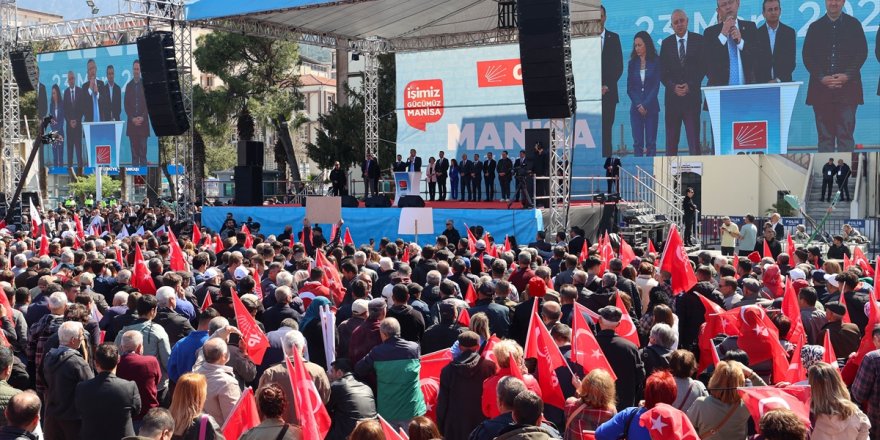 CHP Genel Başkanı Özel, Manisa'da halk buluşmasına katıldı